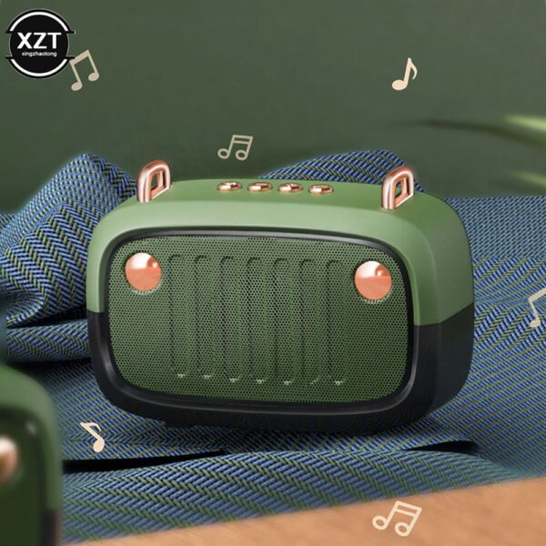 BS32D Cartoon Subwoofer Bluetooth-compatible Speaker Creative Portable Outdoor Wireless Mini Speaker Support TF card - Image 4