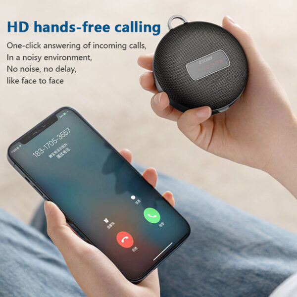 8W High Power Bicycle LED Digital Display Wireless Bluetooth Speaker Portable Outdoor Column IPX7 Waterproof Subwoofer Hand Free - Image 4