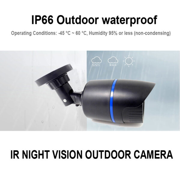 JIENUO 4K AHD Camera HD 5MP Infrared Night Vision Outdoor Waterproof CCTV Security Surveillance High Definition Home Bullet Cam - Image 6