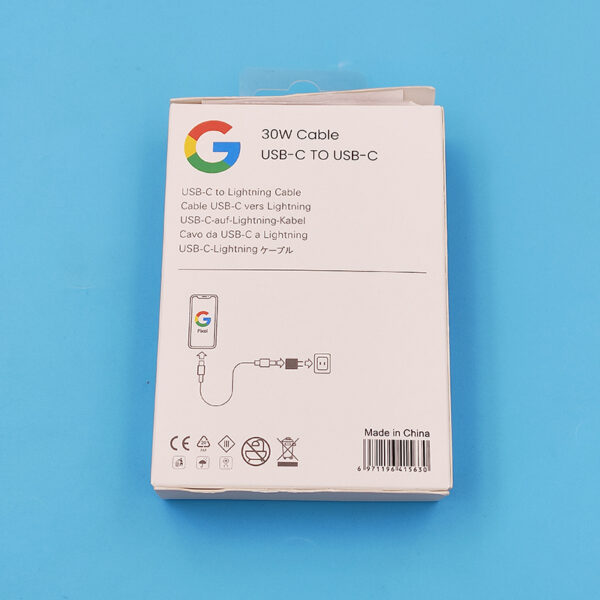For Google USB C To Type C Cable 30W PD Fast Charging Dual Type-C Cord Line For Google Pixel 4 5 6 7 Pro 3A 4A 5A 6A XL XXL 3XL - Image 3