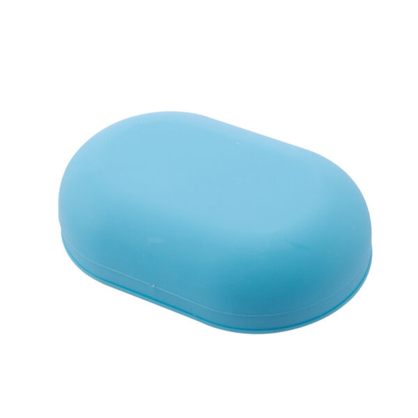 Soap Dish with Lid Oval Soap Box Super Sealed Storage Box Waterproof Travel Home Bathroom Soap Storage Box Plastic Soap Box - Image 4