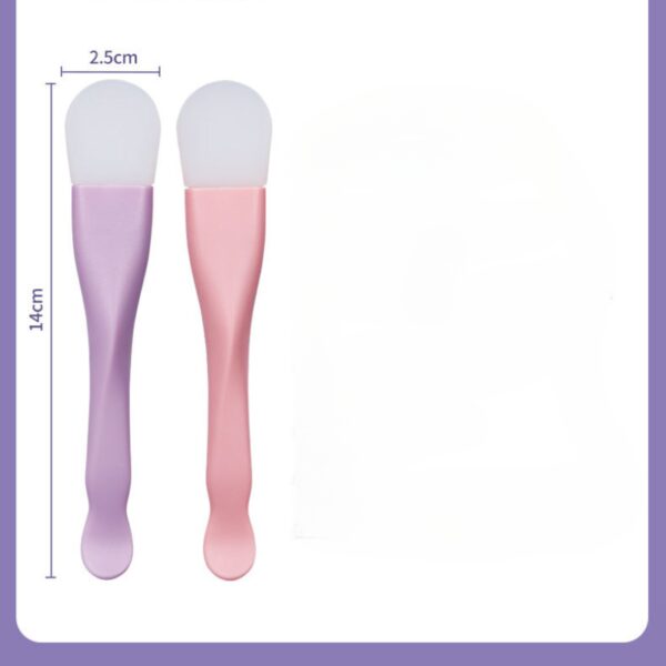 Double Head Silicone Facial Mask Brush Face Cleaning Scraper Daub Type Mud Film Special Brush Beauty Tool Skin Care Tools - Image 5
