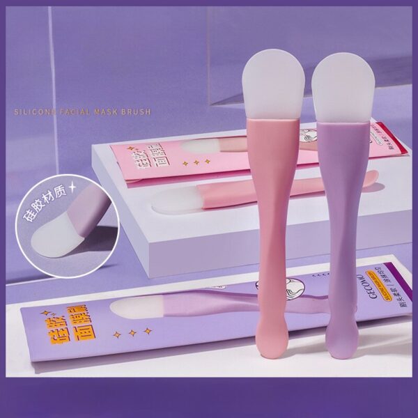 Double Head Silicone Facial Mask Brush Face Cleaning Scraper Daub Type Mud Film Special Brush Beauty Tool Skin Care Tools - Image 2