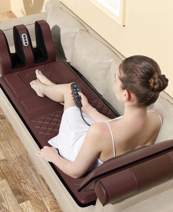 Electric Massage Mattress Vibrating Heating Infrared Massager Kneading Mat For Neck Back Foot Full Body Pain Relief Relaxation - Image 5
