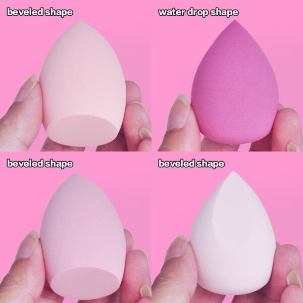 4/8pcs Makeup Sponge Powder Puff Dry and Wet Combined Beauty Cosmetic Ball Foundation Powder Puff Bevel Cut Make Up Sponge Tools - Image 2