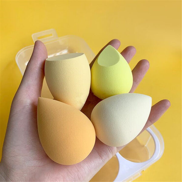 4/8pcs Makeup Sponge Powder Puff Dry and Wet Combined Beauty Cosmetic Ball Foundation Powder Puff Bevel Cut Make Up Sponge Tools - Image 4
