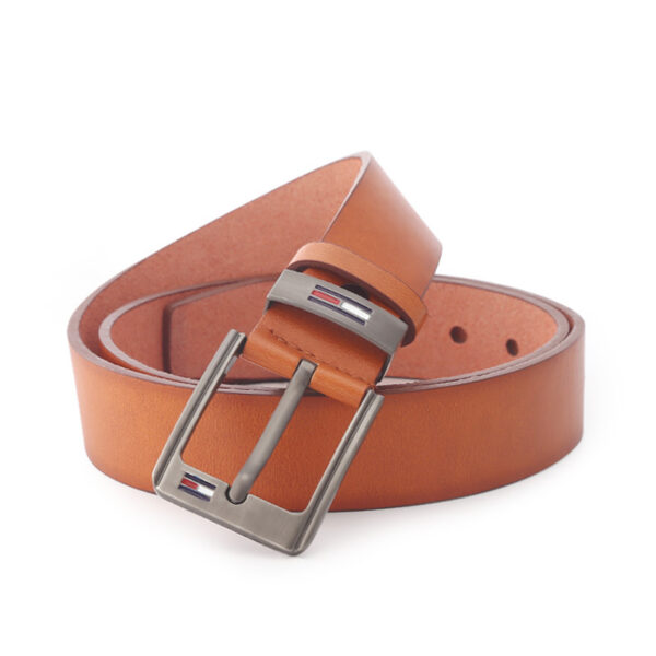 Fashion Square Buckle PU Leather Belt For Men Luxury Designer Brand Business Pants Jeans Mens Belts - Image 5