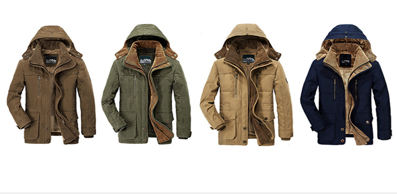 New 2021 Men's Casual Jacket Fashion Winter Parkas Male Fur Trench Thick Overcoat Heated Jackets Cotton Warm Coats Long-sleeved New 2021 Men's Casual Jacket Fashion Winter Parkas Male Fur Trench Thick Overcoat Heated Jackets Cotton Warm Coats Long-sleeved
