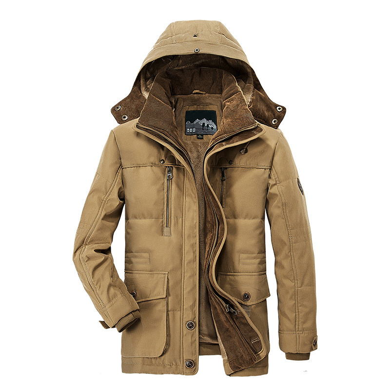 New 2021 Men's Casual Jacket Fashion Winter Parkas Male Fur Trench Thick Overcoat Heated Jackets Cotton Warm Coats Long-sleeved New 2021 Men's Casual Jacket Fashion Winter Parkas Male Fur Trench Thick Overcoat Heated Jackets Cotton Warm Coats Long-sleeved