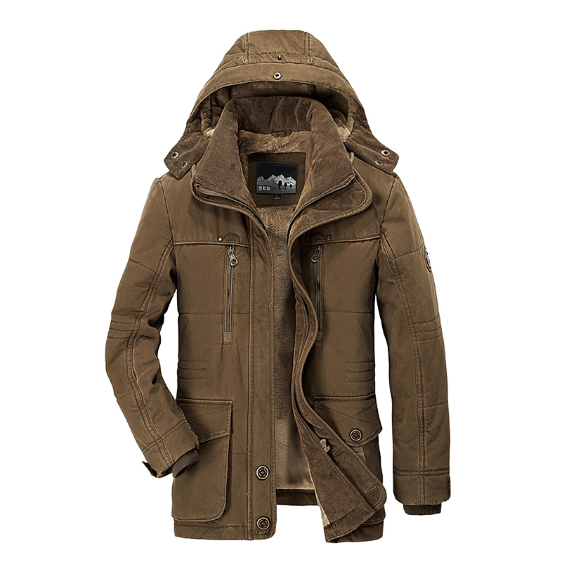 New 2021 Men's Casual Jacket Fashion Winter Parkas Male Fur Trench Thick Overcoat Heated Jackets Cotton Warm Coats Long-sleeved New 2021 Men's Casual Jacket Fashion Winter Parkas Male Fur Trench Thick Overcoat Heated Jackets Cotton Warm Coats Long-sleeved