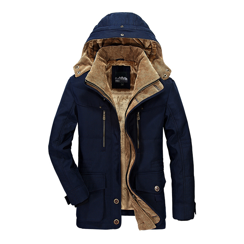 New 2021 Men's Casual Jacket Fashion Winter Parkas Male Fur Trench Thick Overcoat Heated Jackets Cotton Warm Coats Long-sleeved New 2021 Men's Casual Jacket Fashion Winter Parkas Male Fur Trench Thick Overcoat Heated Jackets Cotton Warm Coats Long-sleeved
