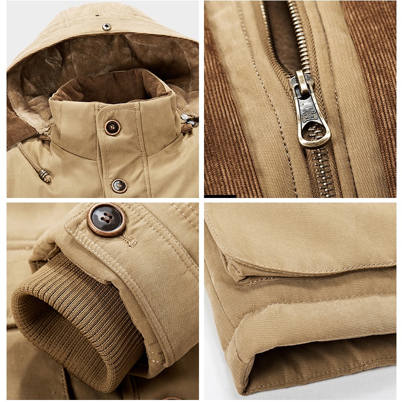 New 2021 Men's Casual Jacket Fashion Winter Parkas Male Fur Trench Thick Overcoat Heated Jackets Cotton Warm Coats Long-sleeved New 2021 Men's Casual Jacket Fashion Winter Parkas Male Fur Trench Thick Overcoat Heated Jackets Cotton Warm Coats Long-sleeved