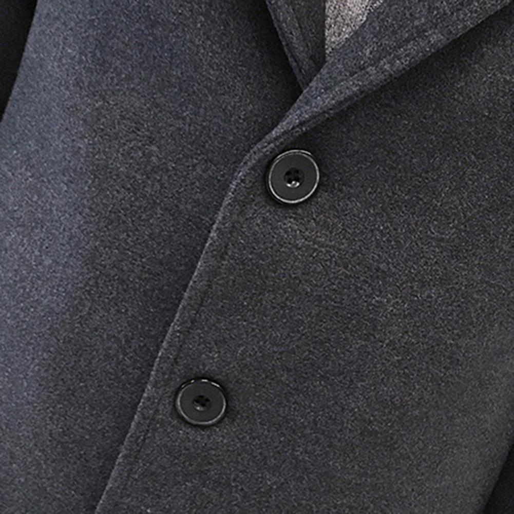 Male jacket Men's Fashion Boutique Solid Color Business Casual Woolen Coats / Male High-end Slim Jackets Men's coat 2021 Male jacket Men's Fashion Boutique Solid Color Business Casual Woolen Coats / Male High-end Slim Jackets Men's coat 2021