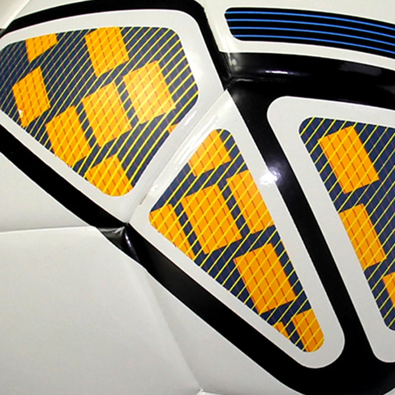 Standard Size 5 PU Leather Wear-Resistant Soccer Ball Competition Sports Training Football Waterproof Anti-Slip Footy Ball