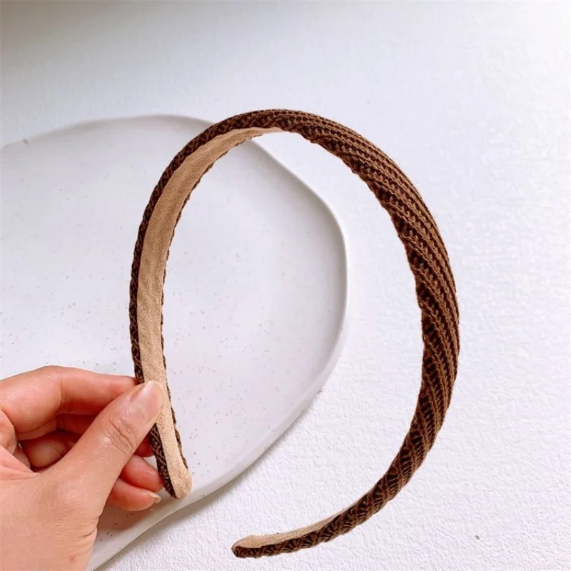 1 autumn and winter knitted wool headband net red new face wash headband small simple white hair card headwear female 1 autumn and winter knitted wool headband net red new face wash headband small simple white hair card headwear female