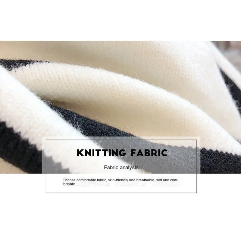 Sweater pullover women Spring and Autumn underwear 2024 New zipper stripe underlay short style popular premium sweater female - Image 6