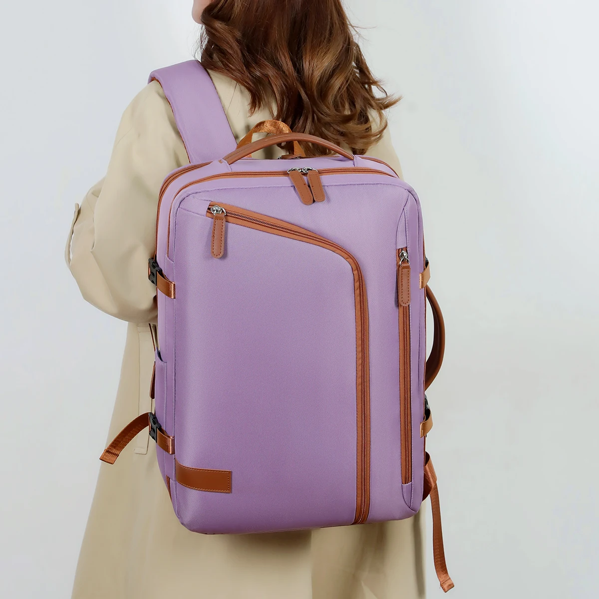 Backpack Unisex New Simple Business Computer Backpack Outdoor Large Capacity Travel Bag Student School Bag Boys