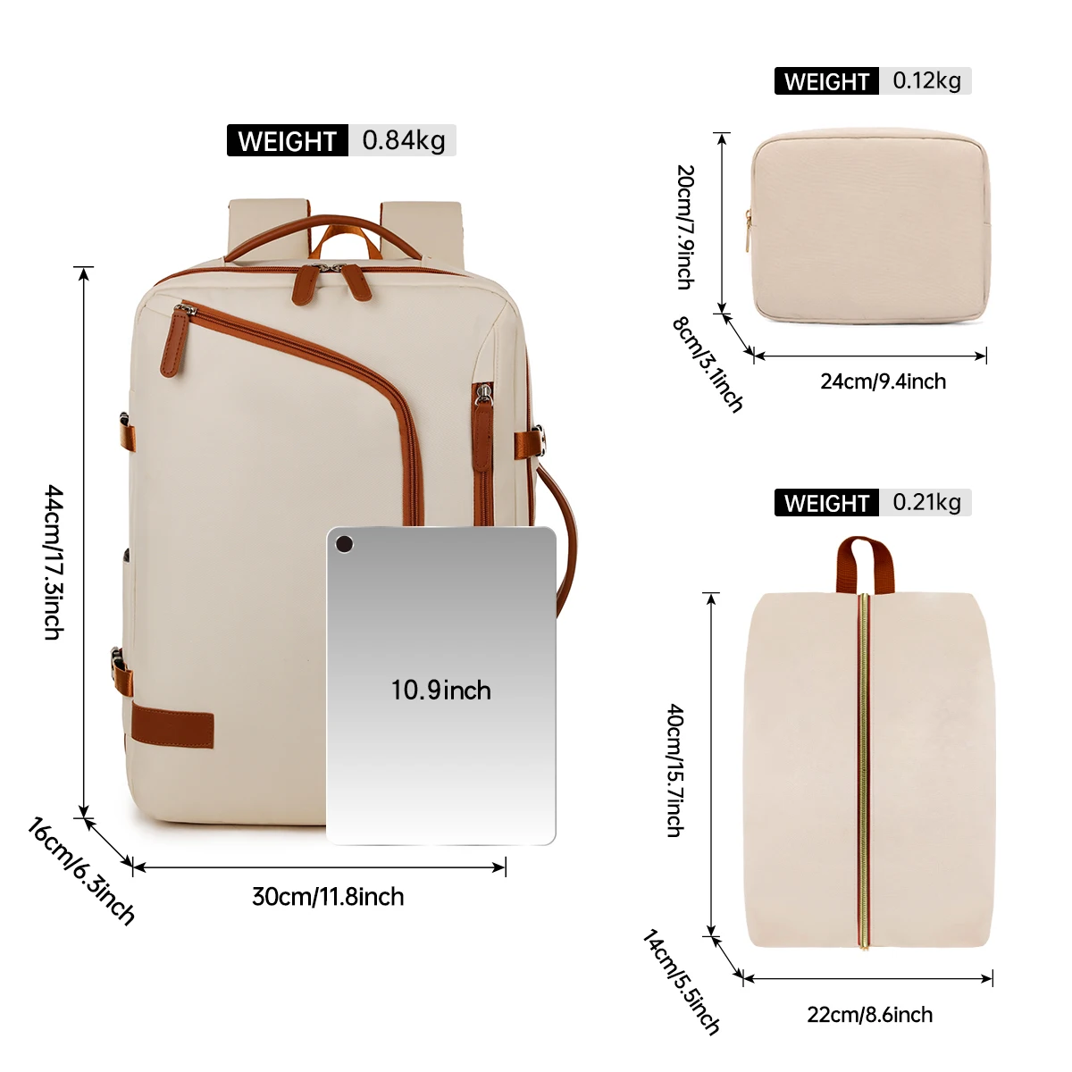 Backpack Unisex New Simple Business Computer Backpack Outdoor Large Capacity Travel Bag Student School Bag Boys