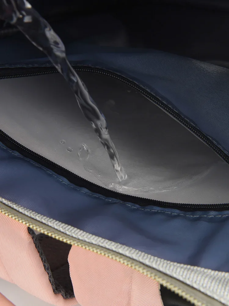 Women's Fashion Backpack Oxford Fabric Handbag Mommy Bag for Babies Travel Back Pack Multifunctional Waterproof Shoulder Bag