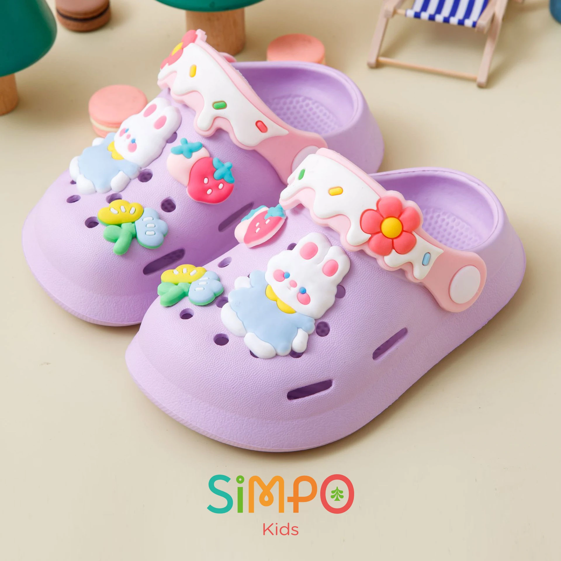 Girls Sandals Trendy Cute Cartoon Soft Sole Clogs For Baby Breathable Non-slip Clogs For Indoor Outdoor Beach Garden Shoes - Image 3