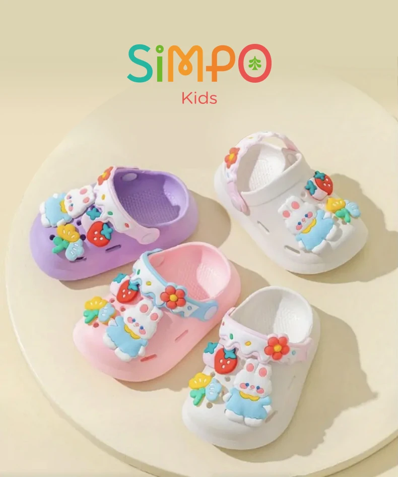 Girls Sandals Trendy Cute Cartoon Soft Sole Clogs For Baby Breathable Non-slip Clogs For Indoor Outdoor Beach Garden Shoes Girls Sandals Trendy Cute Cartoon Soft Sole Clogs For Baby Breathable Non-slip Clogs For Indoor Outdoor Beach Garden Shoes