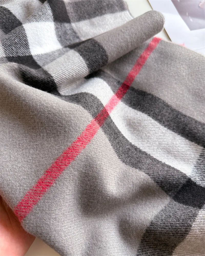 New Women Men Winter Plaid Cashmere Like Blanket Scarf Design Thick Warm Pashmina Shawl Wraps With Tassel Poncho Stoles Echarpe New Women Men Winter Plaid Cashmere Like Blanket Scarf Design Thick Warm Pashmina Shawl Wraps With Tassel Poncho Stoles Echarpe