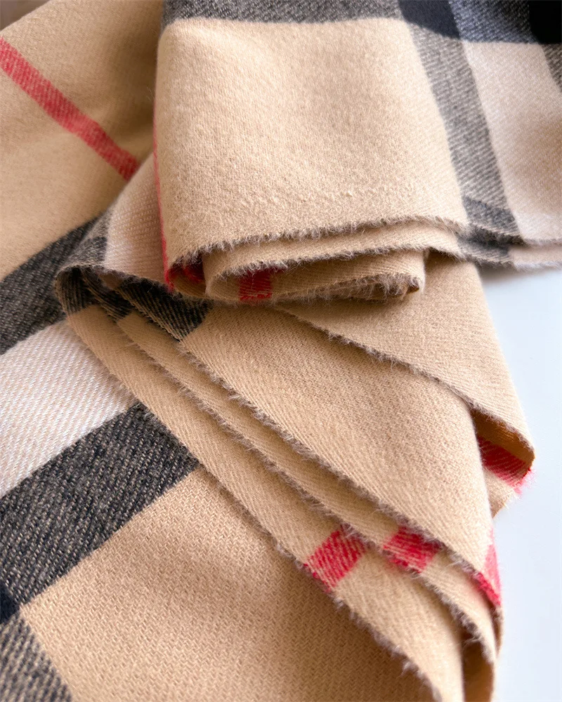 New Women Men Winter Plaid Cashmere Like Blanket Scarf Design Thick Warm Pashmina Shawl Wraps With Tassel Poncho Stoles Echarpe New Women Men Winter Plaid Cashmere Like Blanket Scarf Design Thick Warm Pashmina Shawl Wraps With Tassel Poncho Stoles Echarpe