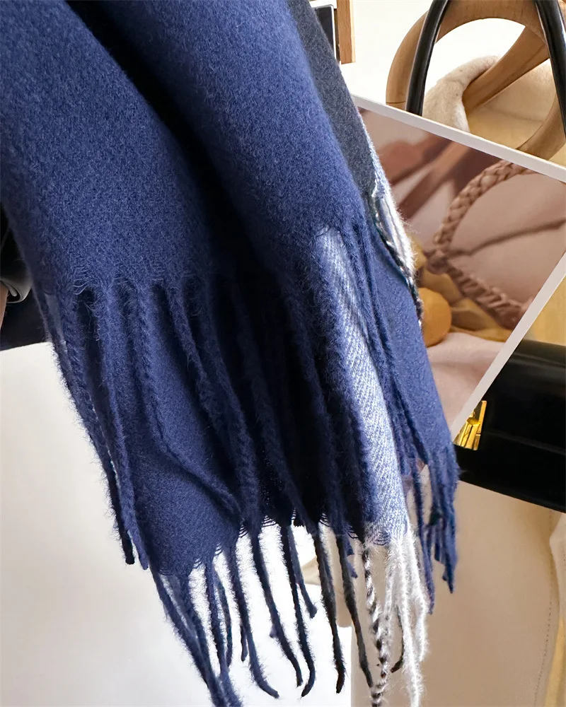 New Women Men Winter Plaid Cashmere Like Blanket Scarf Design Thick Warm Pashmina Shawl Wraps With Tassel Poncho Stoles Echarpe New Women Men Winter Plaid Cashmere Like Blanket Scarf Design Thick Warm Pashmina Shawl Wraps With Tassel Poncho Stoles Echarpe