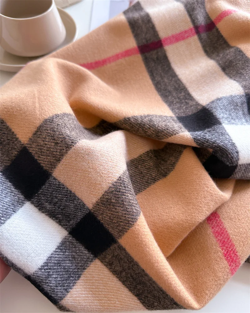 New Women Men Winter Plaid Cashmere Like Blanket Scarf Design Thick Warm Pashmina Shawl Wraps With Tassel Poncho Stoles Echarpe New Women Men Winter Plaid Cashmere Like Blanket Scarf Design Thick Warm Pashmina Shawl Wraps With Tassel Poncho Stoles Echarpe