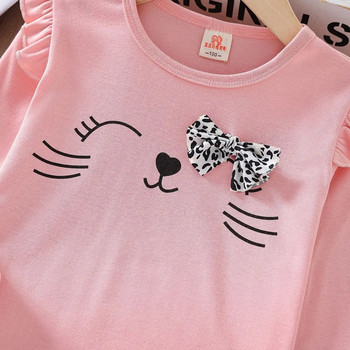 Spring Autumn Girls T-shirt Cotton Tops For Kids Cartoon Children Shirts Long Sleeve Baby Blouse Toddler Bottom Clothing