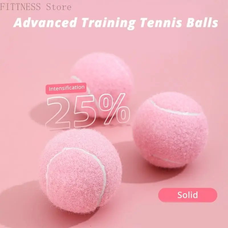 2/6pack High Tennis Practice Ball Eye Catching Pink Tennis Balls