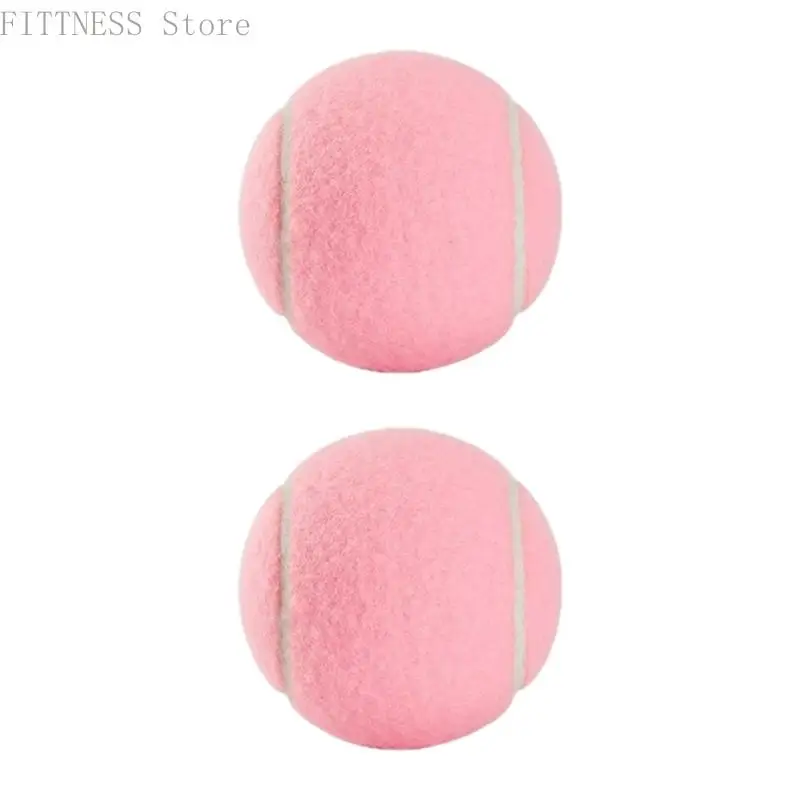 2/6pack High Tennis Practice Ball Eye Catching Pink Tennis Balls