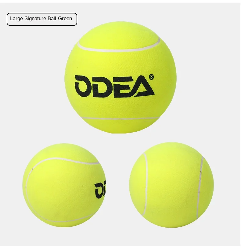 ODEA Big Ball Event Commemorative Star Signed Ball Collection Inflatable Ball Large Big Tennis Signed Ball