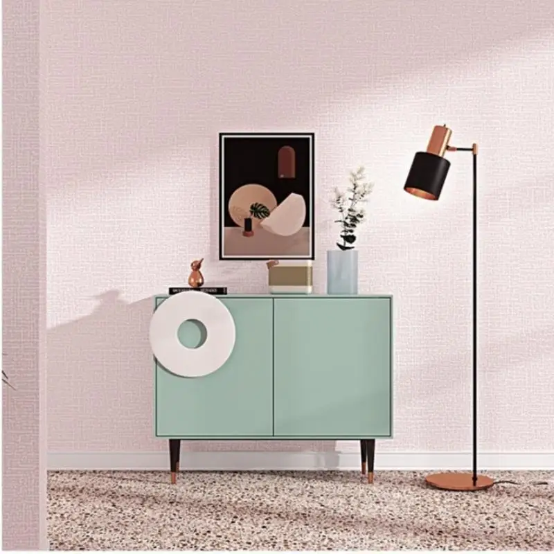 50cmX10m Linen 3D Foam Self-adhesive PVC Solid Color Thickened Waterproof Background Wall Renovation Wallpaper Wall Stickers - Image 4