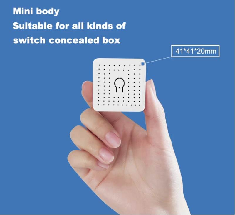 EWeLink Wifi Smart Switch Mini 16A 2way Control Smart Home Breaker Wireless Remote Voice Control Alexa Google Home