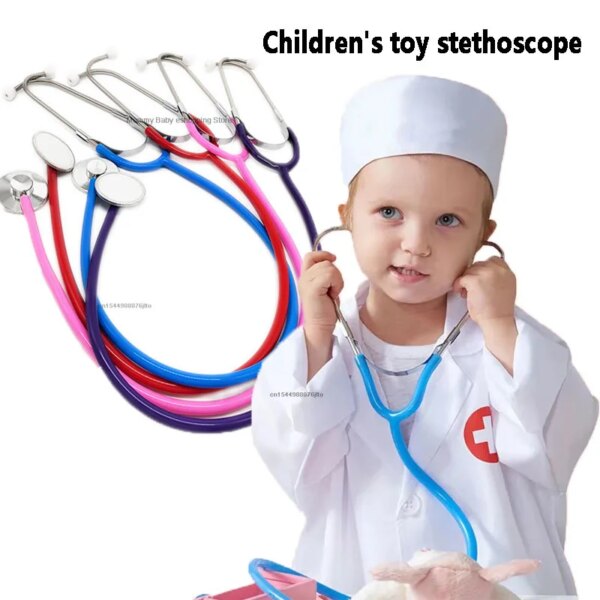 Kids Stethoscope Toy Simulation Doctor's Toys Family Child Games Imitation Family Science Doctor Play for Children Gift