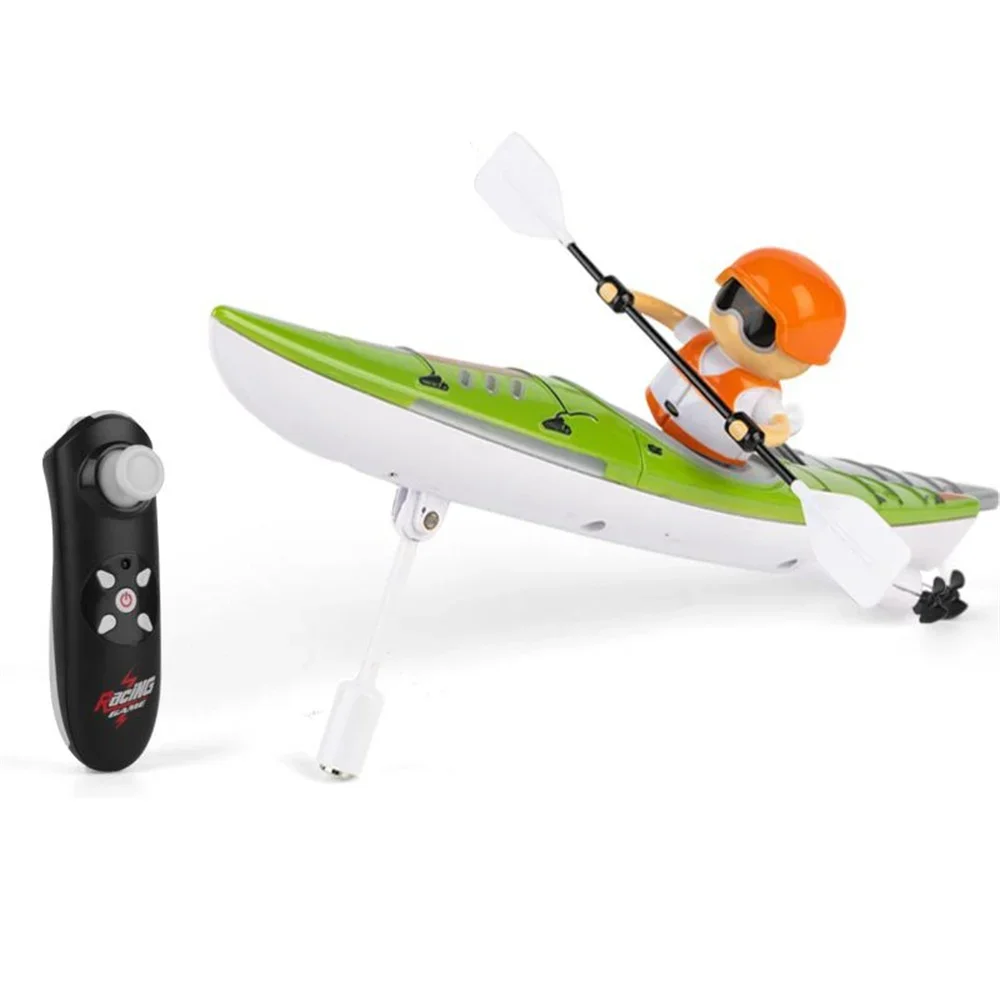 2.4G RC Boat Kayak Racing Ship Remote Control Rowing Boat Paddling Water Competition Games Balanced Vessel Outdoor Toy Boy Gifts