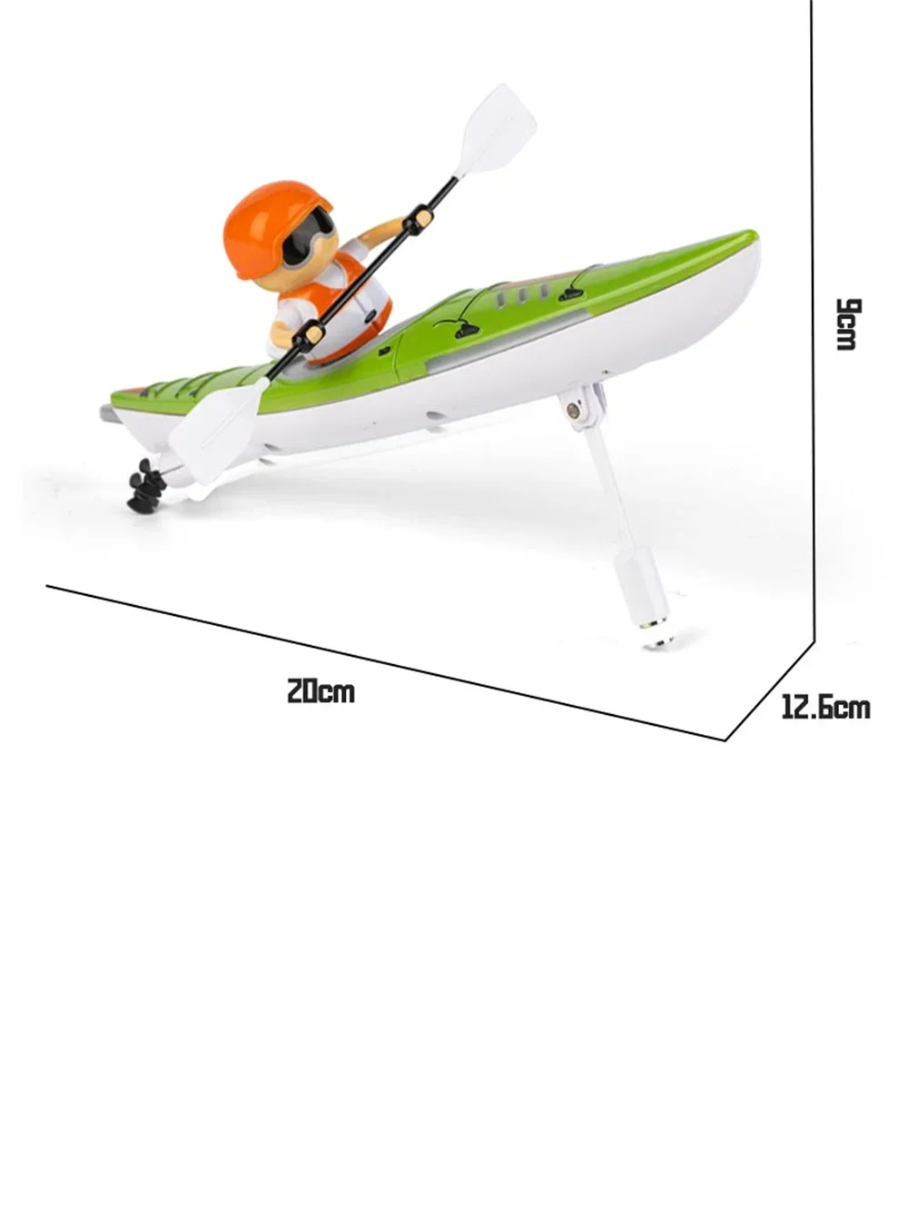 2.4G RC Boat Kayak Racing Ship Remote Control Rowing Boat Paddling Water Competition Games Balanced Vessel Outdoor Toy Boy Gifts