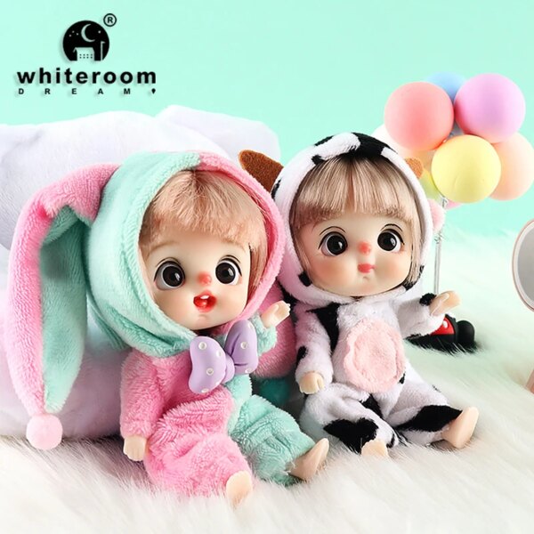 Ob11 Bjd Doll Accessories Bed Bodysuit Obitsu 11 Clothes Dolls For Girls Boy Toys Baby Kawaii Anime Toy items Pajama Miniature