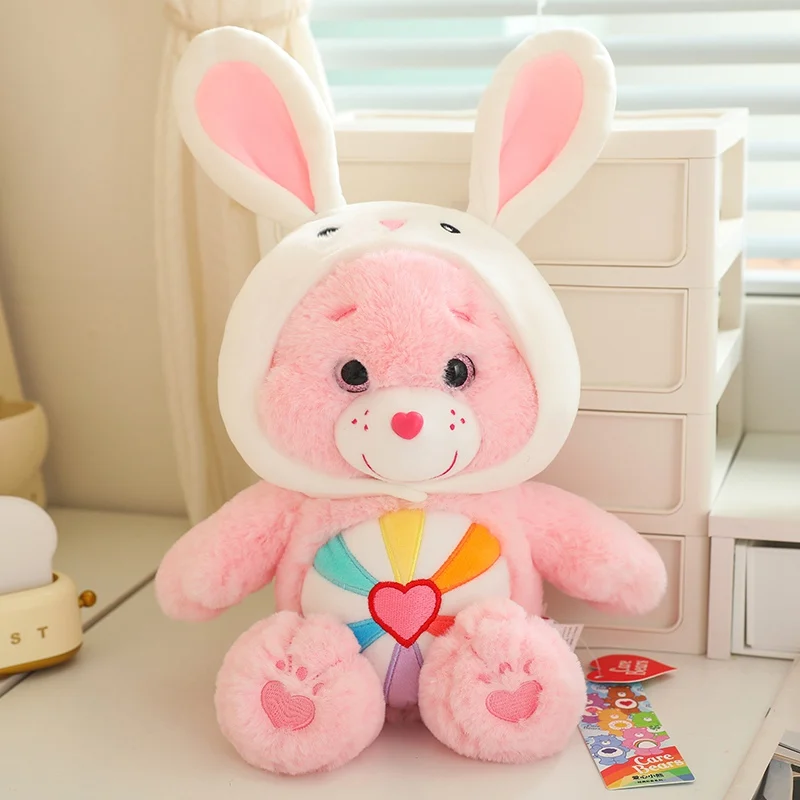 Care Bears Cross Dressing Series Plush Teddy Bear Cos Animal Stuffed Doll Lovely Toys Hobbies Kawaii Room Decor Kid's Xmas Gifts