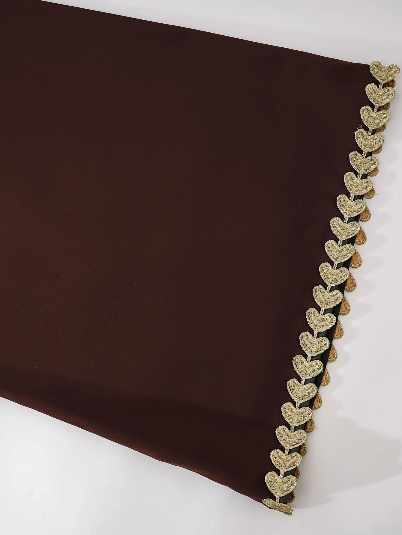 Muslim Womens Black Abaya with Gold Heart Loose Robe for Islamic Modest Fashion Daily Wear Prayers Weddings Religious Events