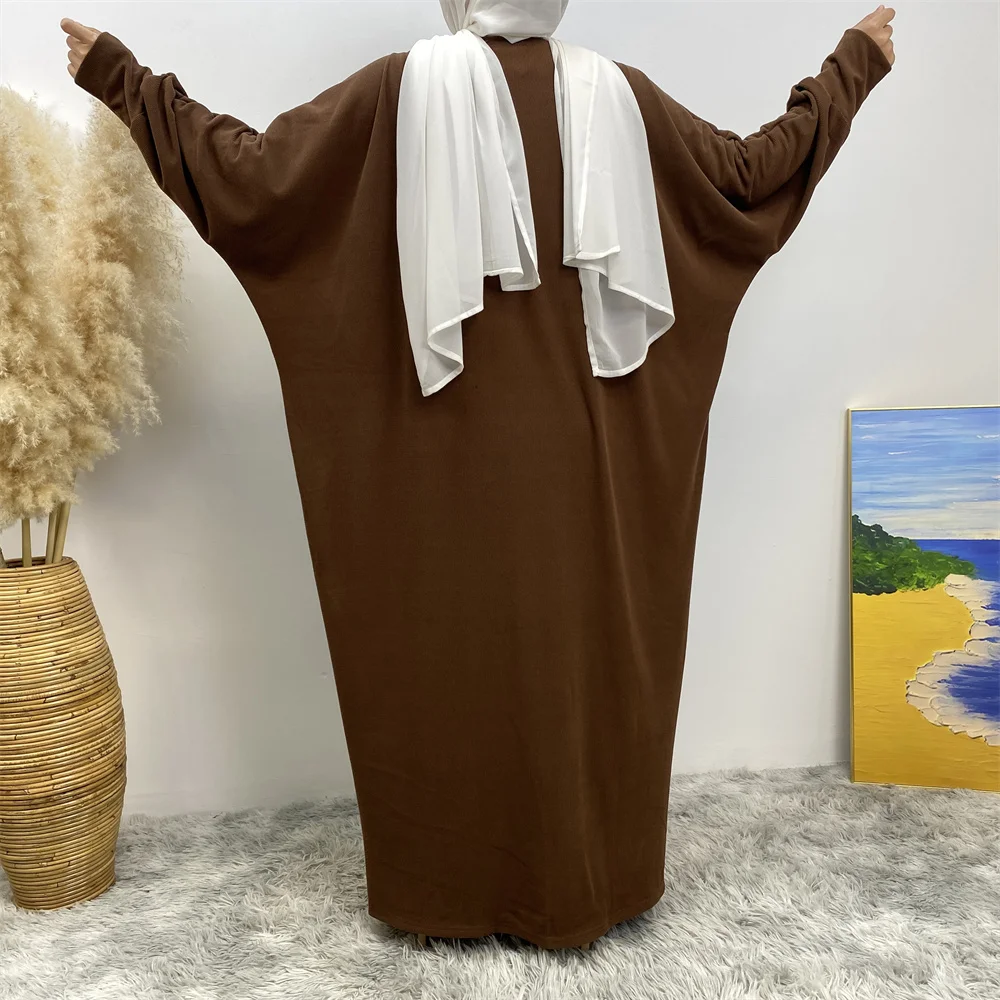 Modest Abaya Ramadan Muslim Fashion Dubai Abaya Long Hijab Dresses with Belt Islam Clothing Abayas African Dresses for Women Kaf