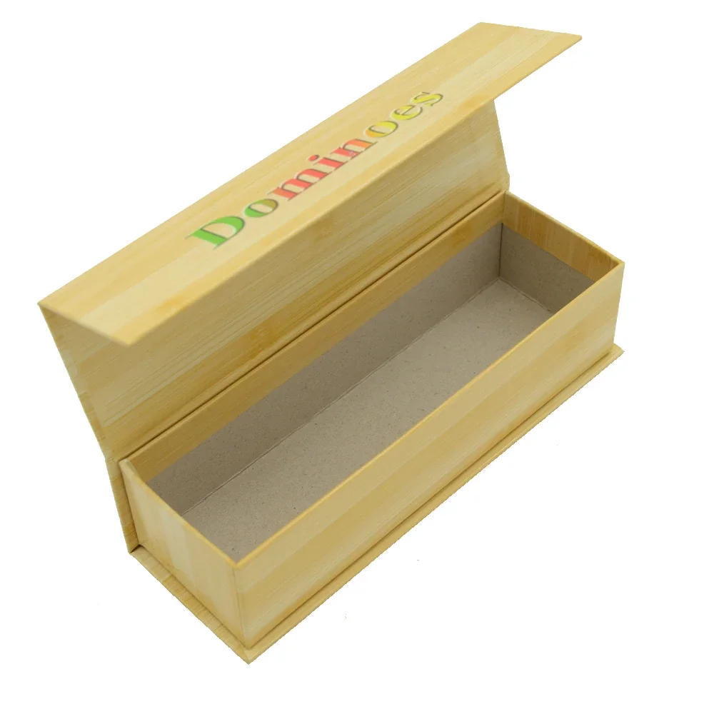 New Dominoes Set Entertainment Recreational Travel Game Blocks Wooden Building Learning Educational Toy Dot Dominoes Board Game